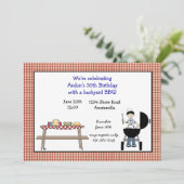 Barbeque Time Einladung (Stehend Vorderseite)