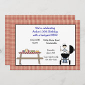 Barbeque Time Einladung (Vorne/Hinten)