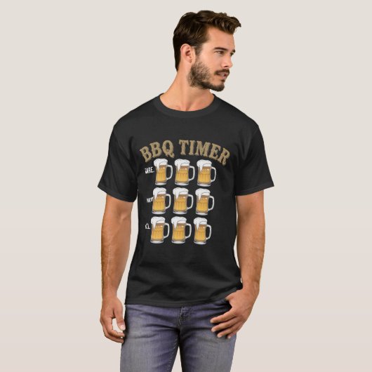 Barbeque Timer T-Shirt (Vorne ganz)
