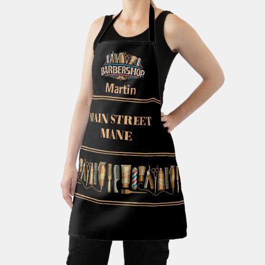 BARBER All-over-Print-Schürze Schürze (InSitu)