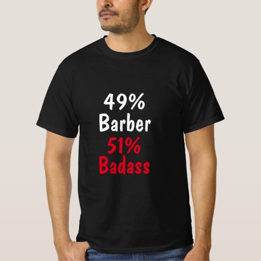 Barber Badass T-Shirt (Vorderseite)