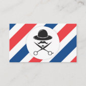 Barber Barbershop Hair Stylist Salon Business Card Visitenkarte (Vorderseite)