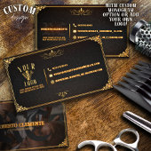 Barber Barbershop Professional Photo Business Card Visitenkarte