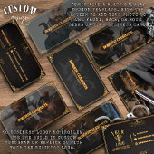 Barber Barbershop Professional Photo Business Card Visitenkarte