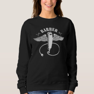 Barber Barbershop Scheren Blade Haaircut Friseur Sweatshirt