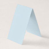 Barber Blade Barber Poles Baby Blue Visitenkarten (Rückseite)