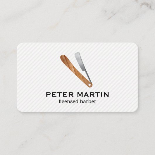 Barber Blade Visitenkarte (Vorderseite)