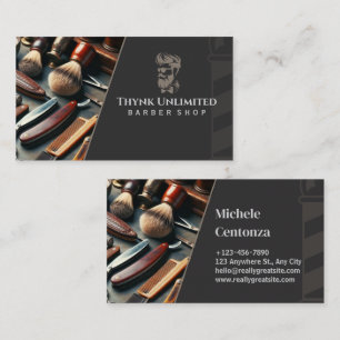 Barber Business Card - Anpassbar Visitenkarte