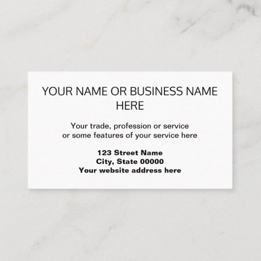 Barber Business Card: Red White and Blue Streifen Visitenkarte (Rückseite)