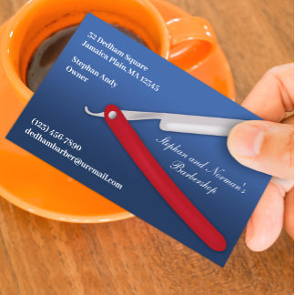 Barber Business Card Template Visitenkarte