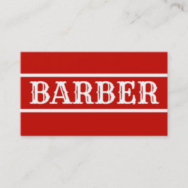 Barber Business Card Visitenkarte