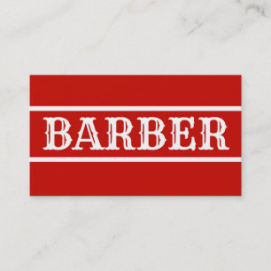 Barber Business Card Visitenkarte