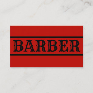 Barber Business Card Visitenkarte