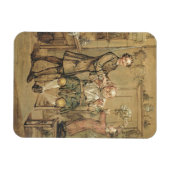 Barber, c.1760-69 (Erdöl auf Leinwand) Magnet (Horizontal)