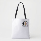 Barber Cat Sharpest Crew - Premium Artistic Tote B Tasche (Vorderseite)