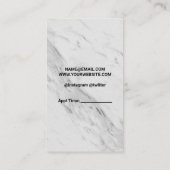 Barber Clean Cut | Barber Poles Visitenkarte (Rückseite)