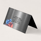 Barber Clippers | QR-Code | Schere Visitenkarten (Rückseite)