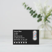 Barber Customer Loyalty Business Cards Treuekarte (Stehend Vorderseite)