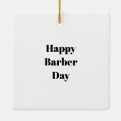 Barber Day Ornament (Rückseite)