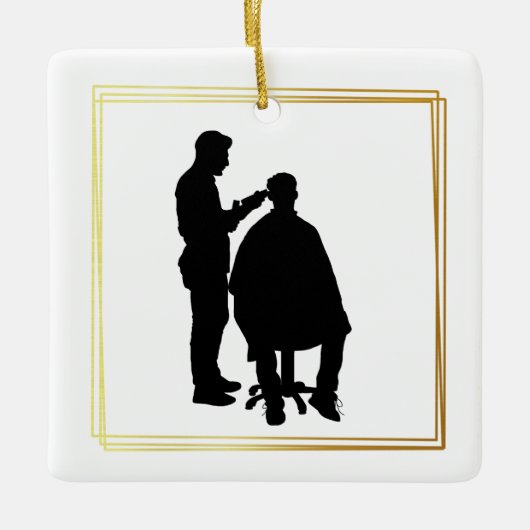 Barber Day Ornament (Vorderseite)