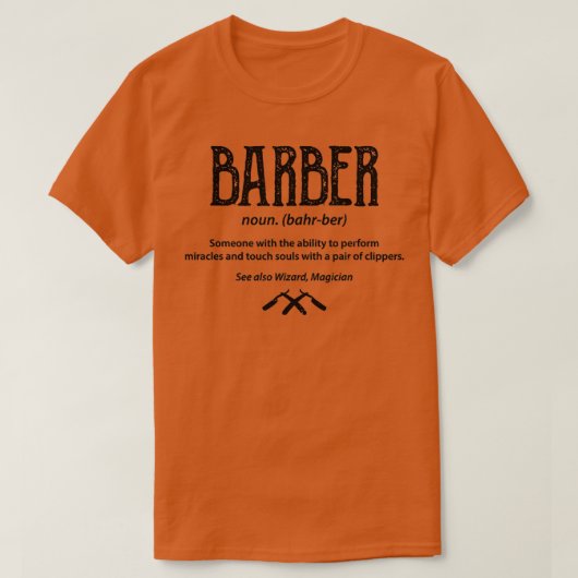 Barber Definition Barber Classic TShirt (Design vorne)