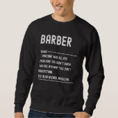 Barber Definition Shirts Funny Job Title (Vorderseite)