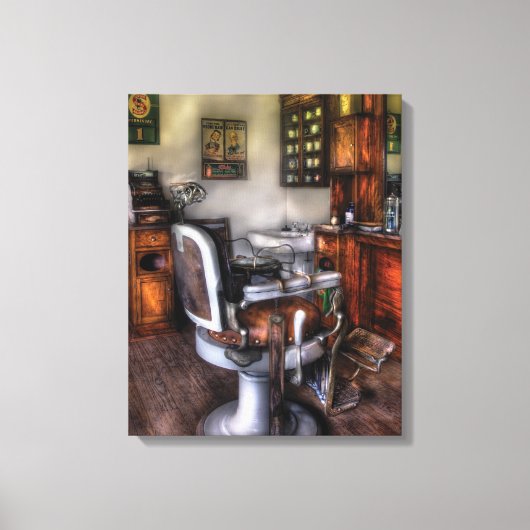 Barber - Der Barbervorsitzende Leinwanddruck (Vorderseite)
