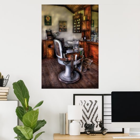 Barber - Der Barbervorsitzende Poster (Heimbüro)