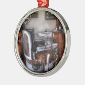 Barber - Der Barbervorsitzende Silbernes Ornament (Links)
