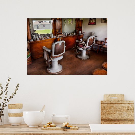 Barber - Der Haar-Stylist Poster (Küche)