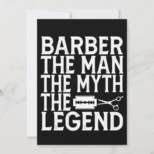 Barber Der Mann 2024 Einladung (Vorderseite)