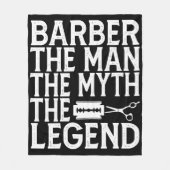 Barber Der Mann 2024 Fleecedecke (Vorderseite)