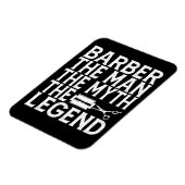 Barber Der Mann 2024 Magnet (Linke Seite)