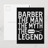 Barber Der Mann 2024 Postkarte (Vorne/Hinten)