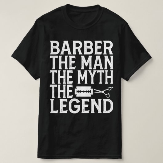 Barber Der Mann 2024 T-Shirt (Design vorne)