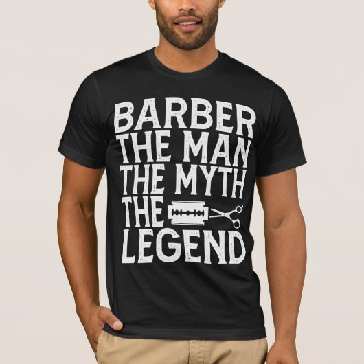 Barber Der Mann 2024 T-Shirt (Vorderseite)