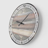 Barber - Der Razor Große Wanduhr (Winkel)