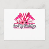 Barber Design, Scissors, Comb, Hair Dryer Postkarte (Vorderseite)