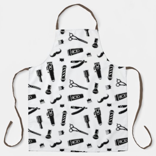 Barber Elegant Barber Shop Barber Haar Stylist Schürze (Vorderseite)
