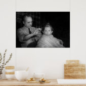 Barber - Erster Haarschnitt Poster (Küche)