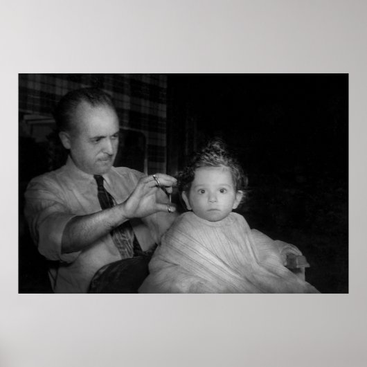 Barber - Erster Haarschnitt Poster (Vorne)