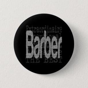 Barber Extraordinaire Button