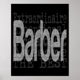Barber Extraordinaire Poster