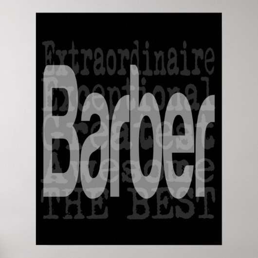 Barber Extraordinaire Poster (Vorne)
