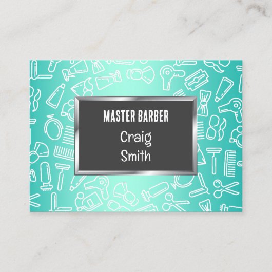 ✂️ Barber Friseur Visitenkarte (Vorderseite)