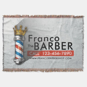 Barber Friseursalon King Crown Barberstange Friseu Decke