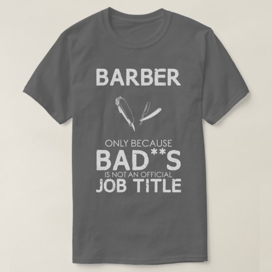 Barber Funny Design für Geschenk 5 T-Shirt (Design vorne)