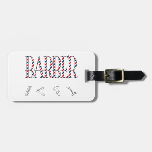 Barber Gepäckanhänger (Vorderseite horizontal)