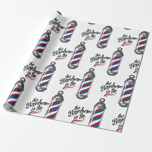 Barber Geschenkpapier (Ungerollt)
