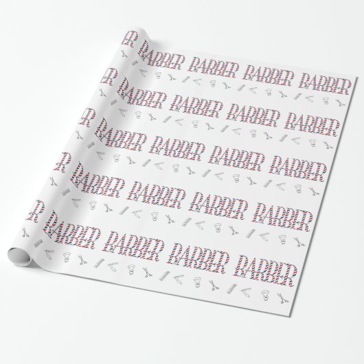 Barber Geschenkpapier (Ungerollt)